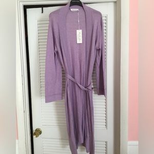 Caroline Grace Long Classic Cardi med Nwts